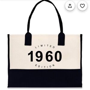 Limited Edition 1960 Black and White Tote Bag